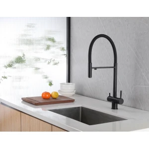 Смеситель ABBER Wasser Kreis AF81141B для кухни с подключением фильтра и выдвижной лейкой